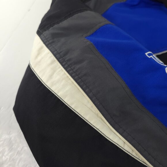 PURE POLARIS MENS COASTAL JACKET SIZE XL BLACK BLUE WHITE FULL ZIP POCKETS LINED - Picture 7 of 16